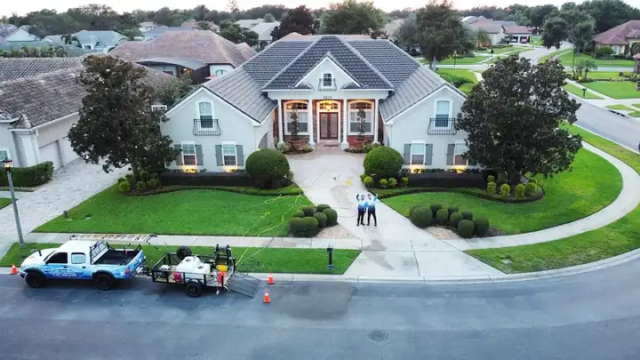 Exterior cleaning results in Celebration, Florida