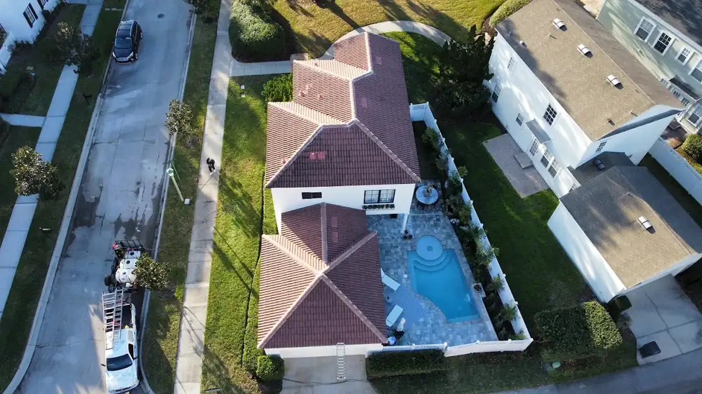 House and roof wash in Central Florida